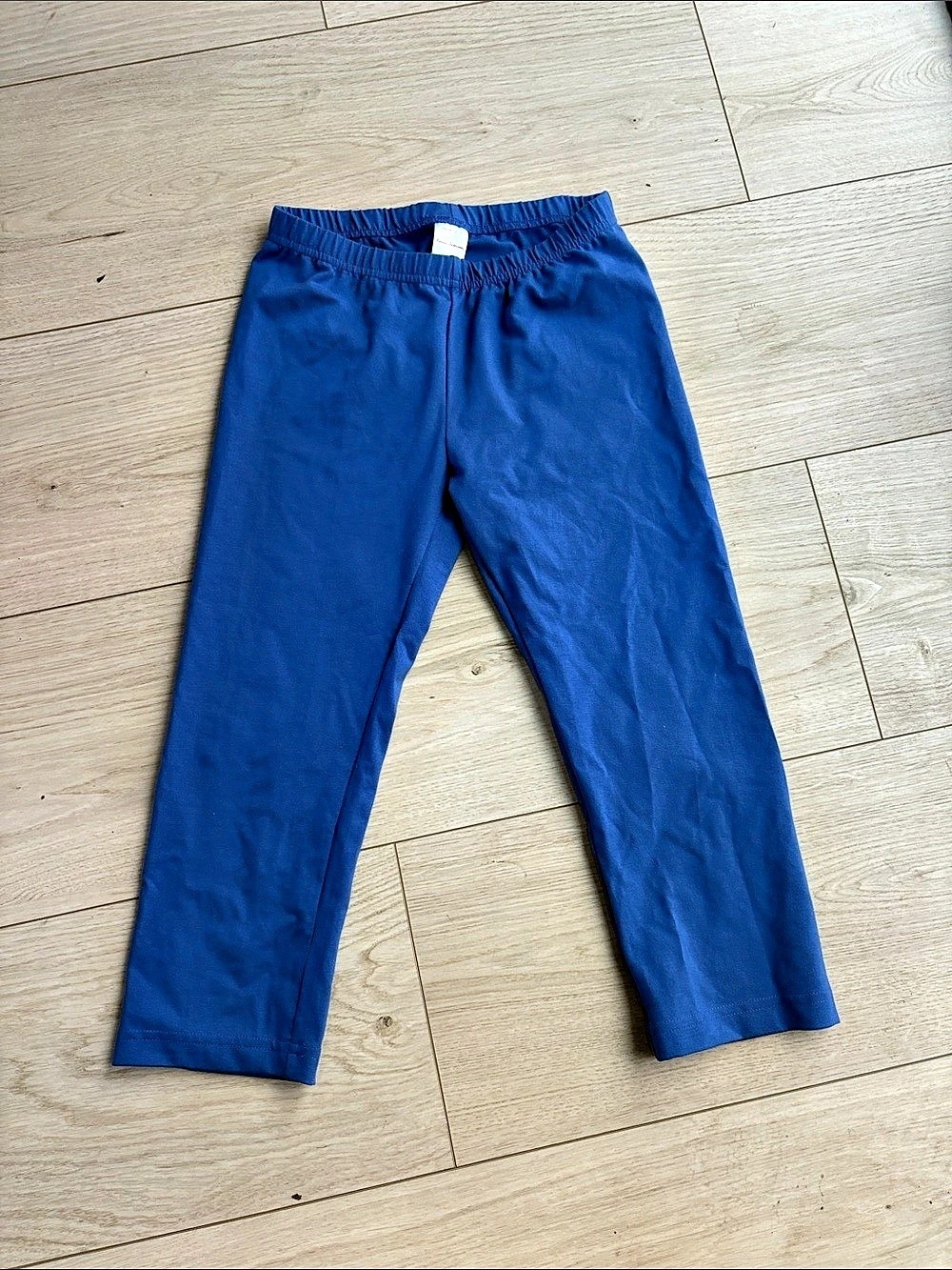 Hanna Andersson Cotton Leggings Blue Girls 12